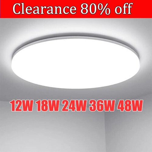 Led ceiling light round panel - led,