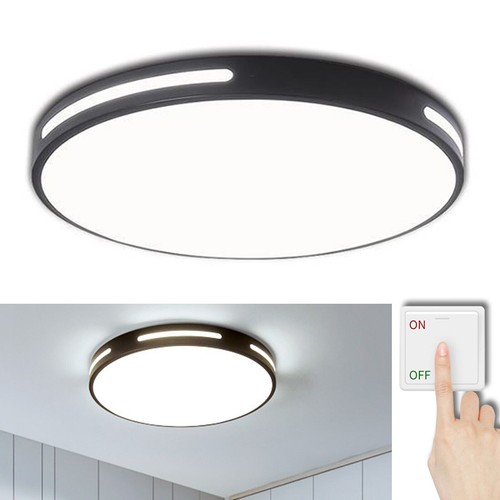 Led ceiling light round - round, panel