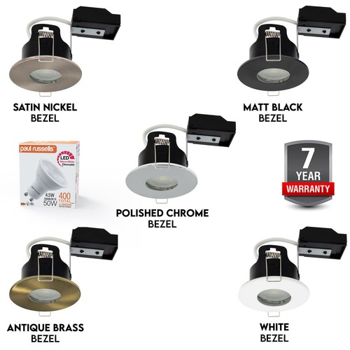 Ip65 fire rated led - rated,