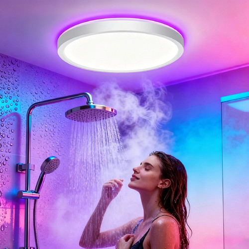 Led ceiling light round panel - round,
