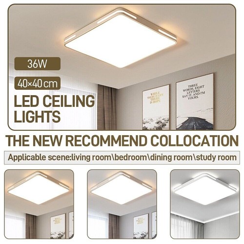 Large led ceiling light square - large,