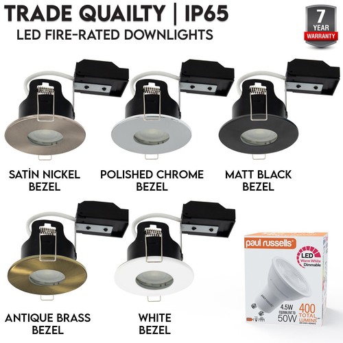 Ip65 fire rated led gu10 - led,