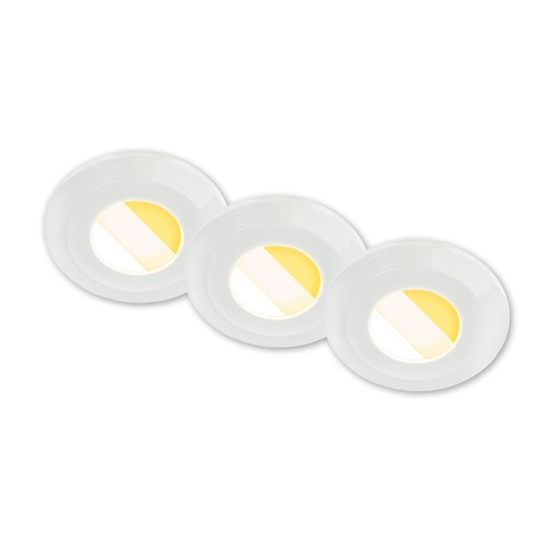 Led downlights set recessed - set, 3x