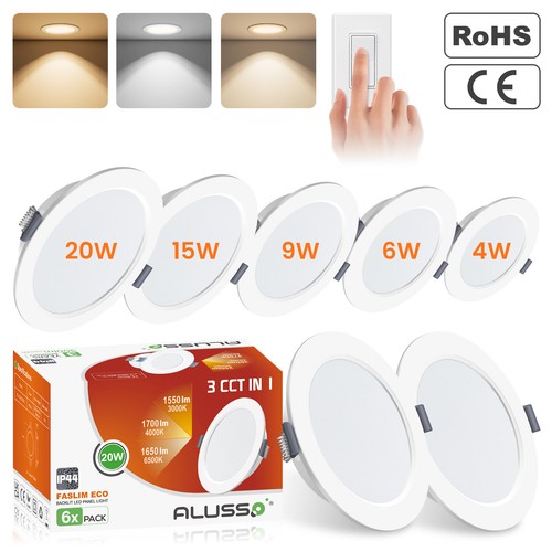 Recessed led flat panel - recessed,