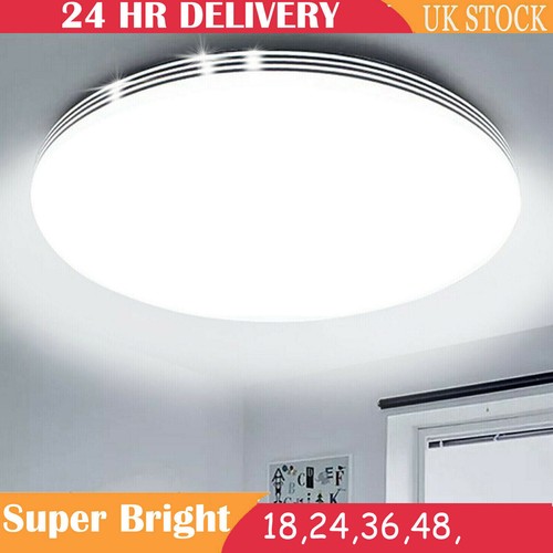 Led ceiling light - round, panel