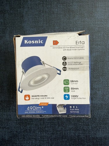 Kosmic fire rated downlights - fire,