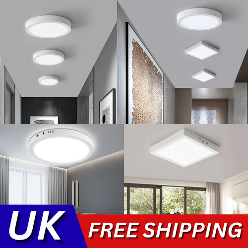 Round led ceiling light panel - ceiling,