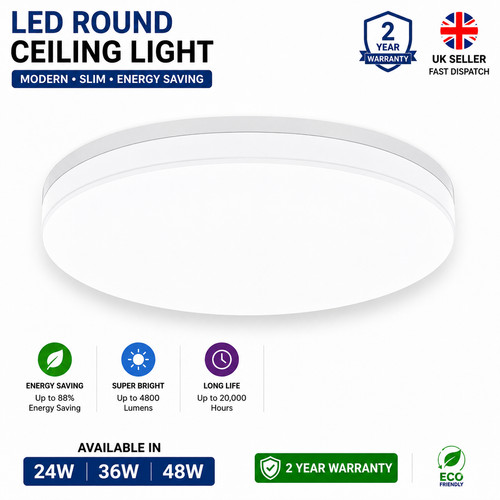 Led ceiling light - ceiling,