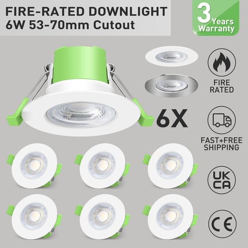 Fire rated ip65 bathroom led - ip65,