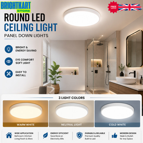 Round led ceiling light - led,