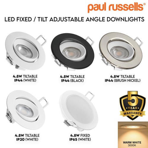 Led recessed downlight - led,