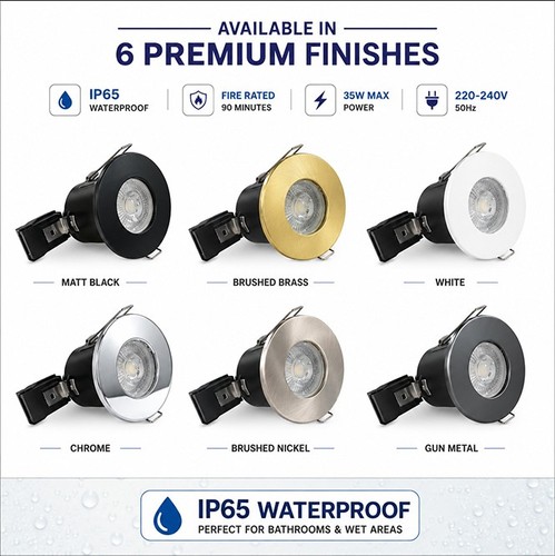 Ip65 fire rated gu10 - fire,